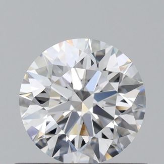 0.51 Carat Round F VS1 EX GIA Natural Diamond