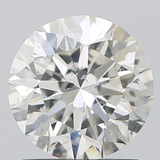 1.58 Carat Round G SI2 EX GIA Natural Diamond