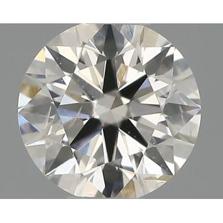 0.3 Carat Round H SI2 EX IGI Natural Diamond