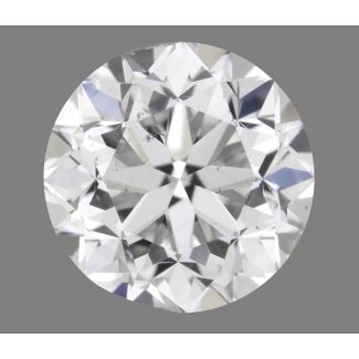 0.90 Carat Round E SI1 GD EX IGI Natural Diamond