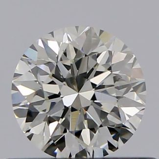 0.43 Carat Round J VVS2 G VG GIA Natural Diamond