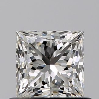 0.55 Carat Princess H VVS1 - EX VG GIA Natural Diamond