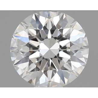 0.33 Carat Round F IF EX GIA Natural Diamond