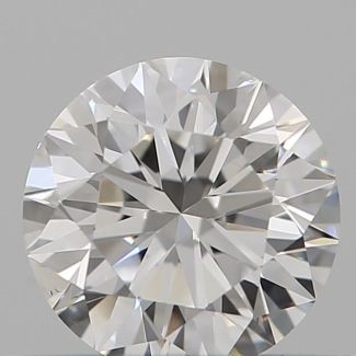 0.4 Carat Round H VS2 EX GIA Natural Diamond