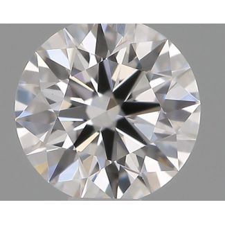 0.35 Carat Round D VVS1 EX GIA Natural Diamond