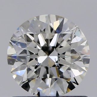 0.80 Carat Round I SI1 EX GIA Natural Diamond