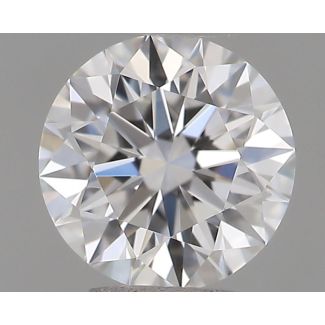 0.3 Carat Round E VVS2 EX GIA Natural Diamond