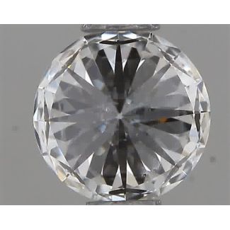 0.44 Carat Round F VVS1 EX GIA Natural Diamond