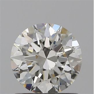 0.80 Carat Round H VVS2 EX IGI Natural Diamond