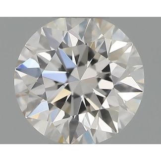 0.30 Carat Round H VVS1 EX GIA Natural Diamond