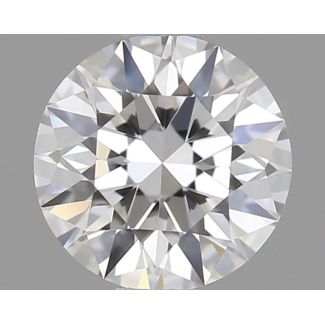 0.34 Carat Round D VVS1 EX GIA Natural Diamond