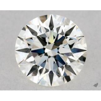 0.34 Carat Round J VVS1 EX VG GIA Natural Diamond