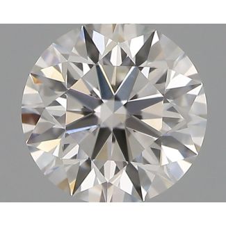 0.32 Carat Round G VVS2 EX IGI Natural Diamond