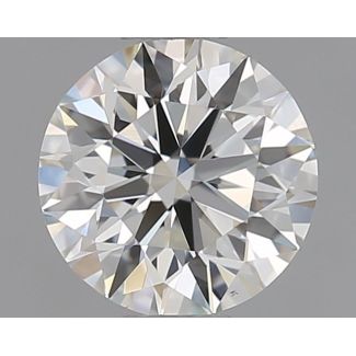 0.6 Carat Round H VS1 EX IGI Natural Diamond