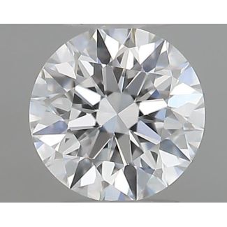 0.23 Carat Round E VVS2 EX GIA Natural Diamond