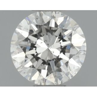 0.4 Carat Round F SI2 VG EX GIA Natural Diamond