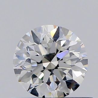 0.45 Carat Round H VS2 GD EX VG GIA Natural Diamond