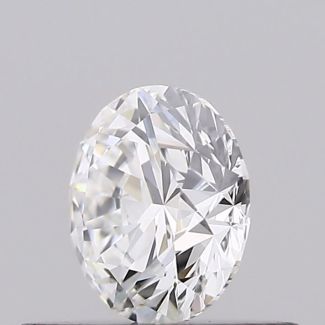 0.4 Carat Round F VVS2 EX VG GIA Natural Diamond