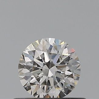 0.4 Carat Round H VS2 EX GIA Natural Diamond