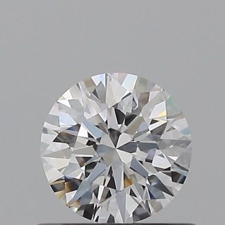 0.51 Carat Round D VVS1 EX GIA Natural Diamond