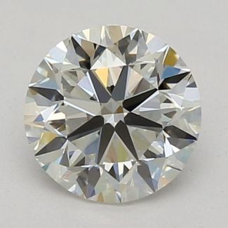 0.51 Carat Round H VVS1 VG EX GIA Natural Diamond