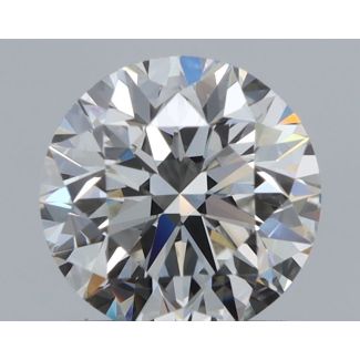 1.0 Carat Round H VS1 EX GIA Natural Diamond