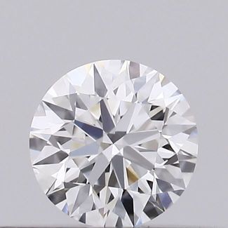 0.2 Carat Round D VVS1 EX GIA Natural Diamond