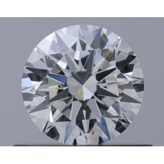 0.52 Carat Round G VVS2 EX GIA Natural Diamond