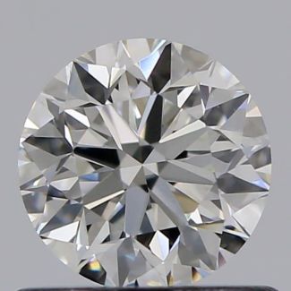 0.61 Carat Round F VVS2 VG GIA Natural Diamond