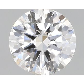 0.31 Carat Round E SI2 VG EX GIA Natural Diamond