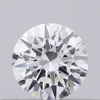 0.23 Carat Round D IF EX GIA Natural Diamond