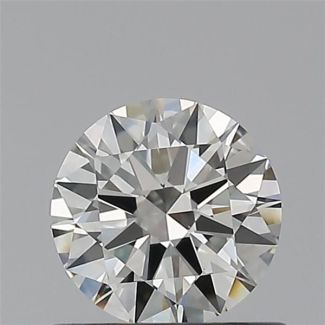 0.52 Carat Round H IF EX GIA Natural Diamond