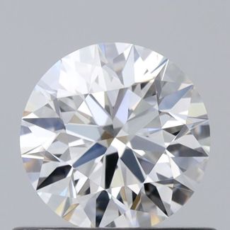 0.6 Carat Round F VS1 EX GIA Natural Diamond