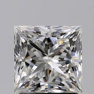 1.56 Carat Princess H VVS1 - EX VG GIA Natural Diamond