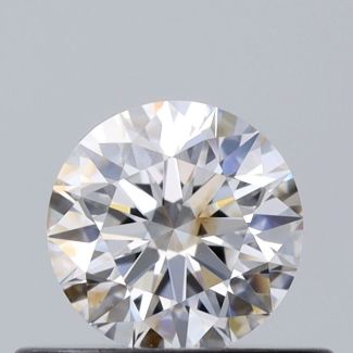 0.41 Carat Round H VS2 EX GIA Natural Diamond