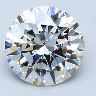 3.01 Carat Round G VS1 EX GIA Natural Diamond