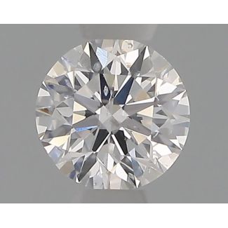 0.30 Carat Round F SI2 VG EX GIA Natural Diamond