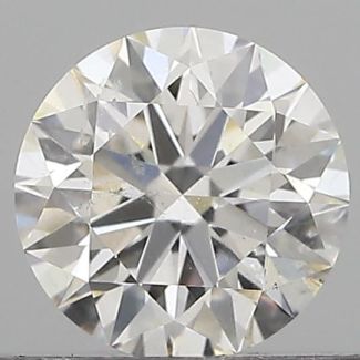 0.42 Carat Round G SI2 EX GIA Natural Diamond