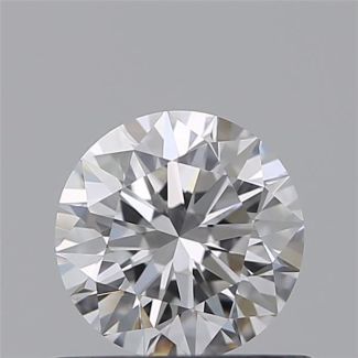 0.55 Carat Round D VVS1 EX GIA Natural Diamond