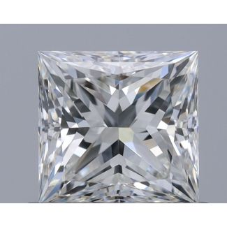 0.71 Carat Princess H VVS1 - VG GIA Natural Diamond