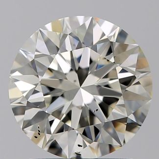 1.70 Carat Round K SI1 EX GIA Natural Diamond