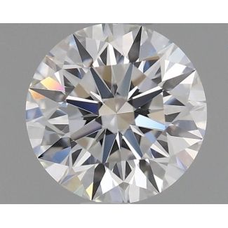 0.63 Carat Round E VVS1 EX GIA Natural Diamond