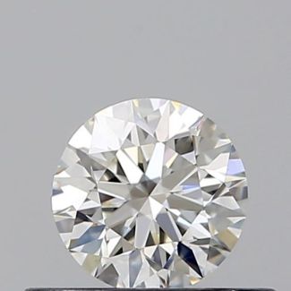 0.36 Carat Round H VS2 EX VG GIA Natural Diamond