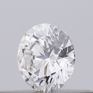 0.18 Carat Round E VVS2 EX VG GIA Natural Diamond