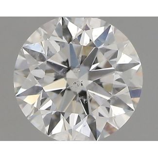 0.51 Carat Round G SI2 EX GIA Natural Diamond