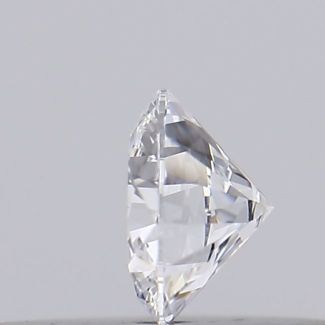 0.15 Carat Round D VVS2 EX GIA Natural Diamond