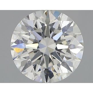 0.7 Carat Round F SI2 EX GIA Natural Diamond