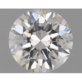 0.5 Carat Round E VVS2 EX GD GIA Natural Diamond