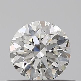 0.4 Carat Round I VVS1 VG EX GIA Natural Diamond