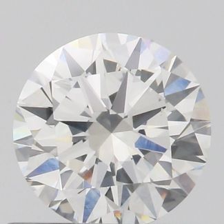 0.6 Carat Round F SI1 EX GIA Natural Diamond